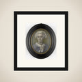 Self-portrait framed