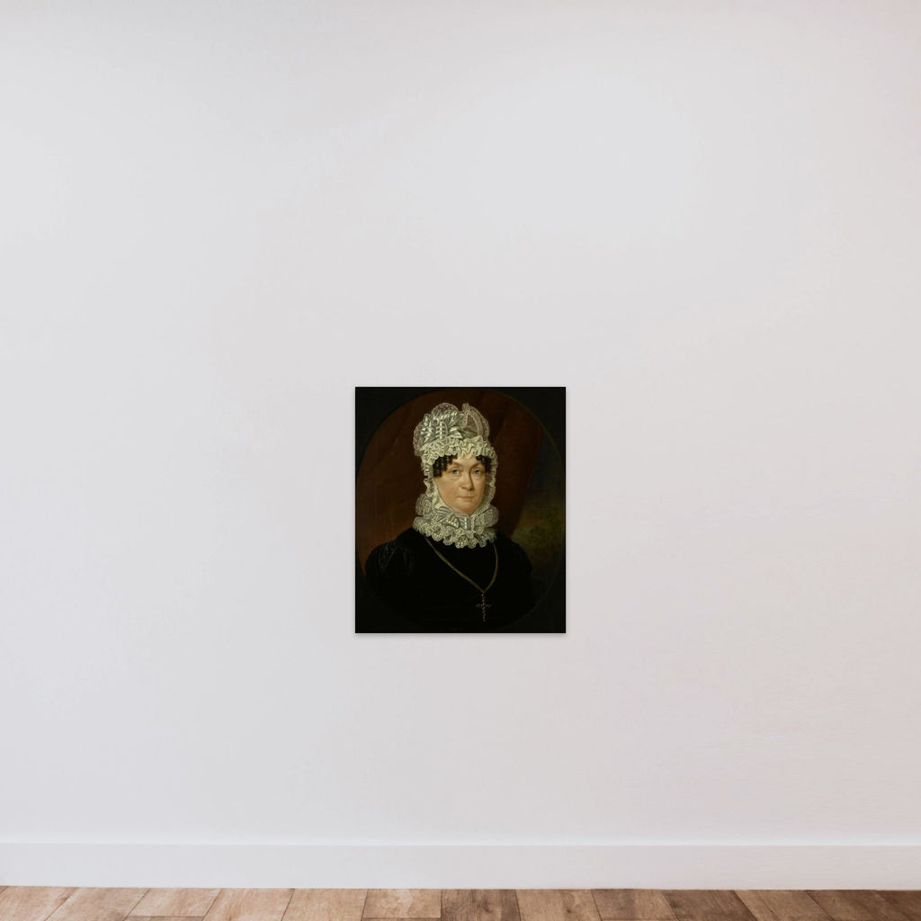 Portrait of Ann Brander (died 1837), Wife of Job Seaburne May unframed — shown to scale