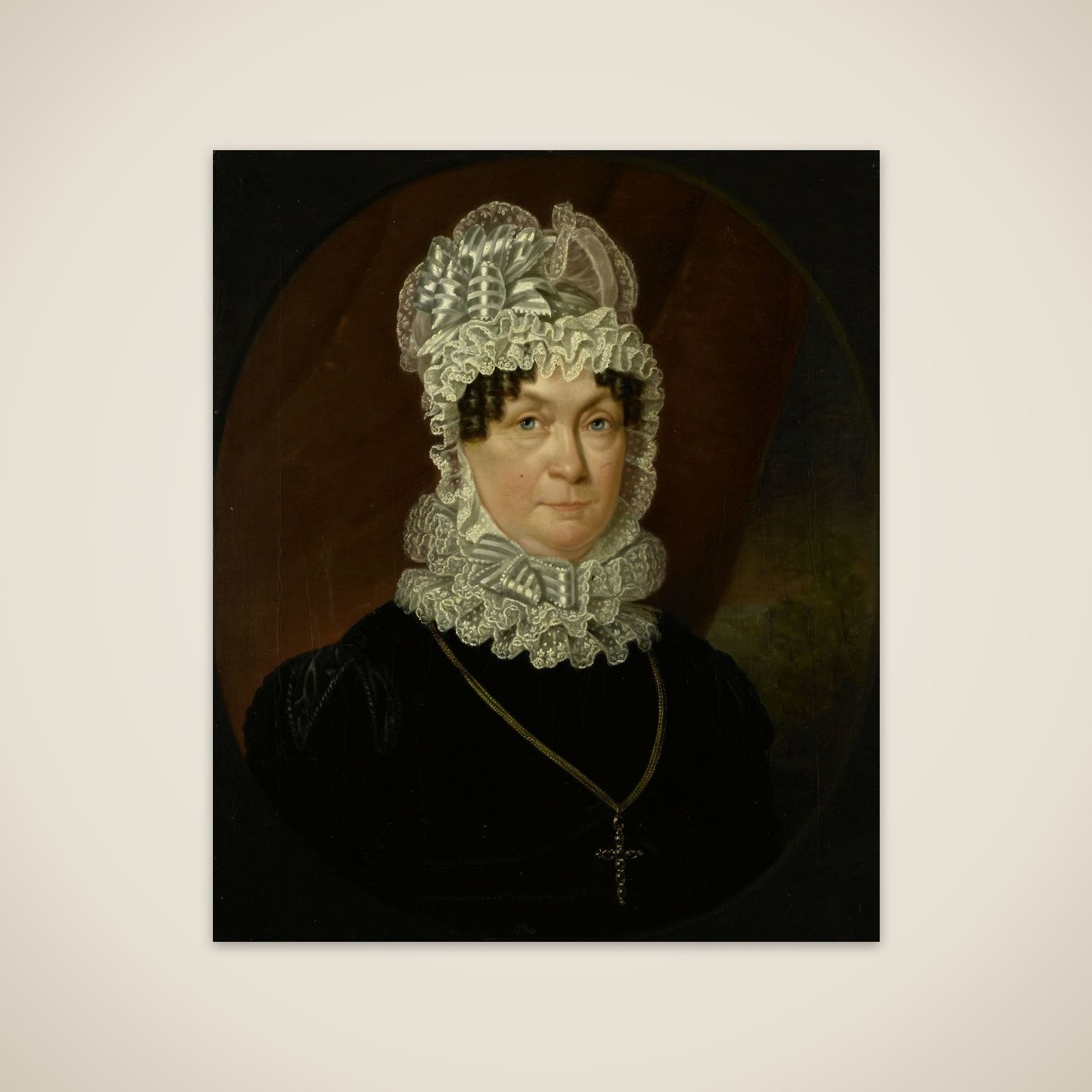 Portrait of Ann Brander (died 1837), Wife of Job Seaburne May unframed print
