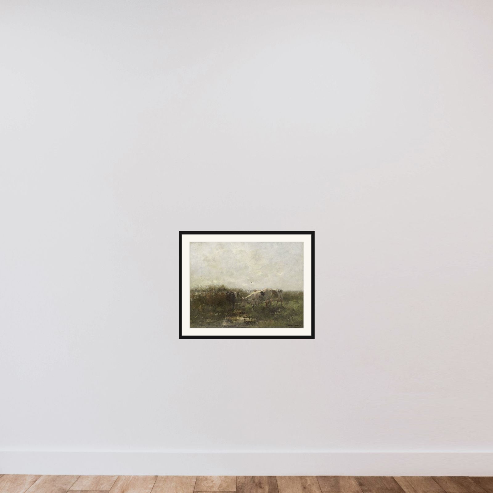 Koeien framed — shown to scale
