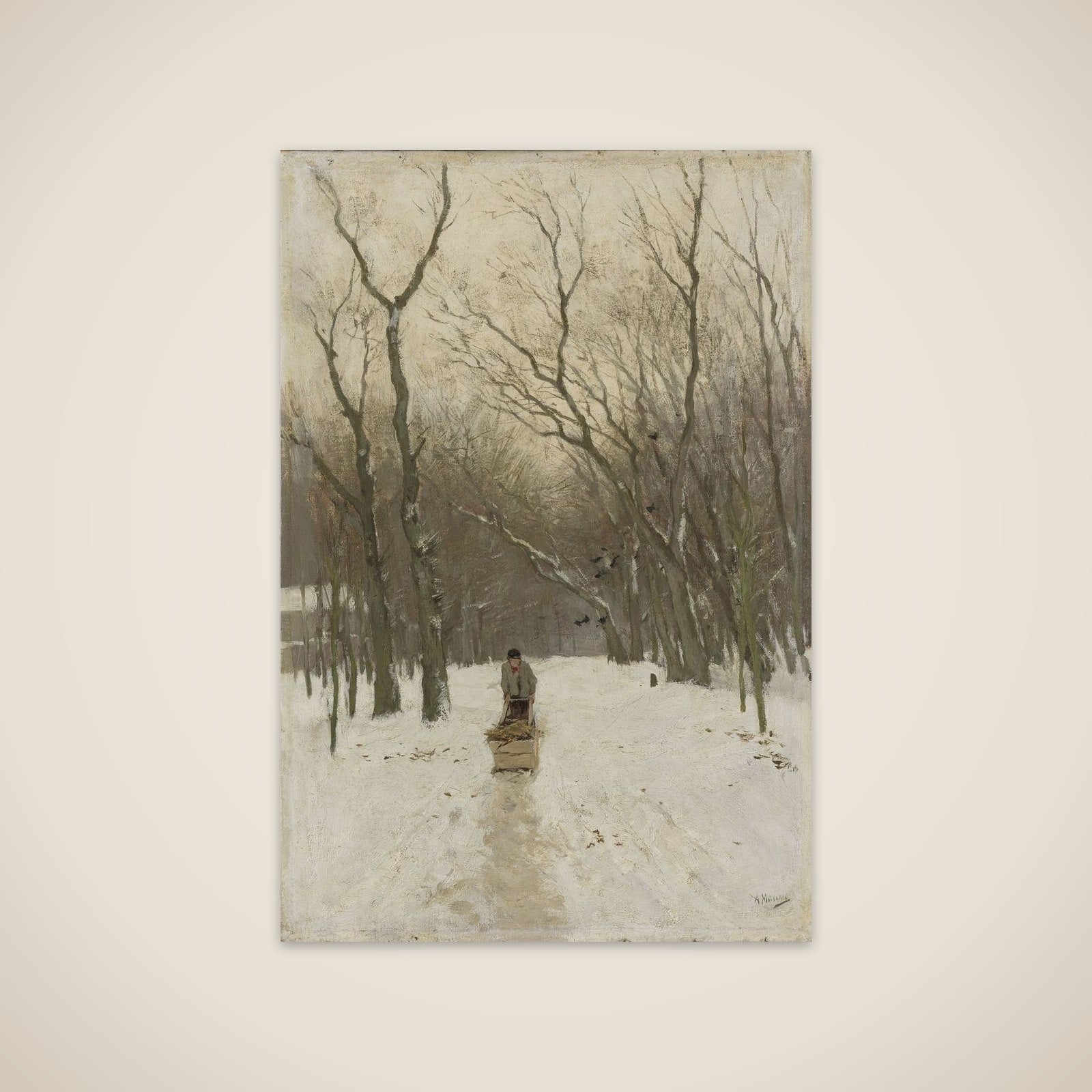 Winter in the Scheveningen Woods unframed print