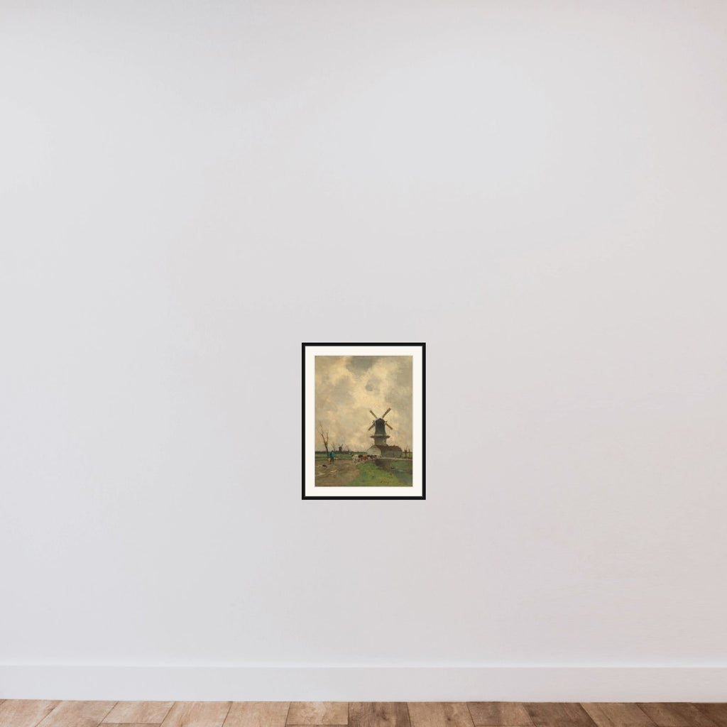 The Mill framed — shown to scale