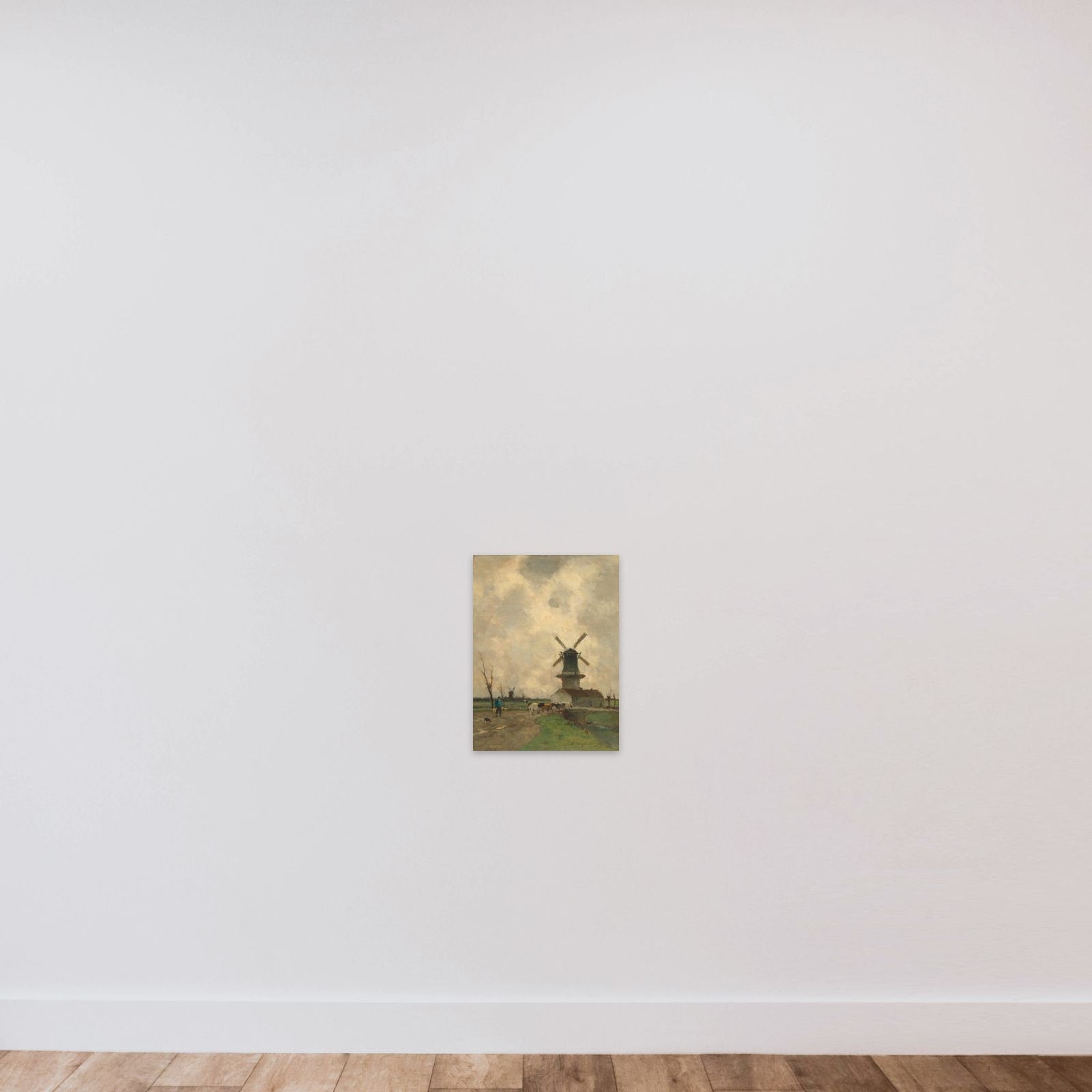 The Mill unframed — shown to scale