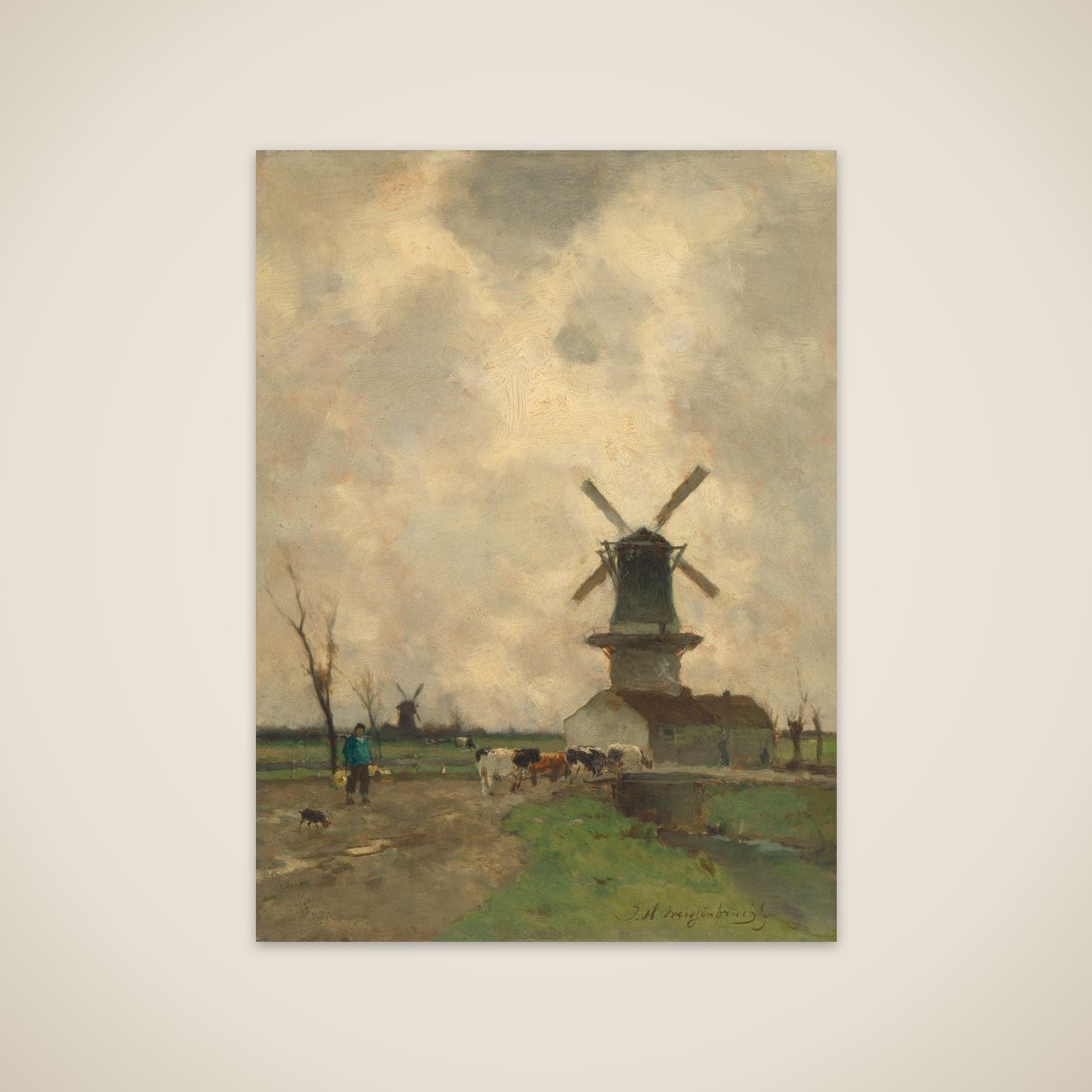 The Mill unframed print