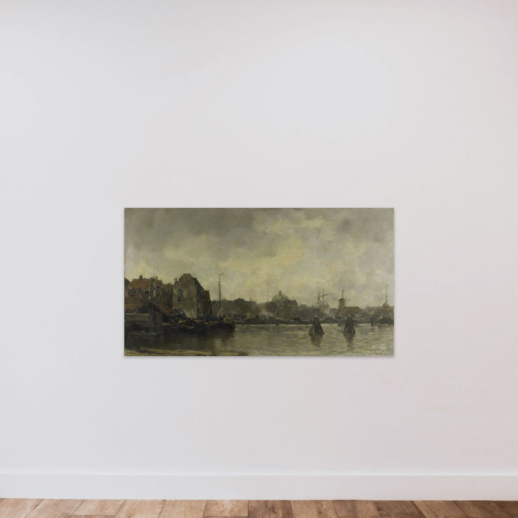 Stadsgezicht unframed — shown to scale