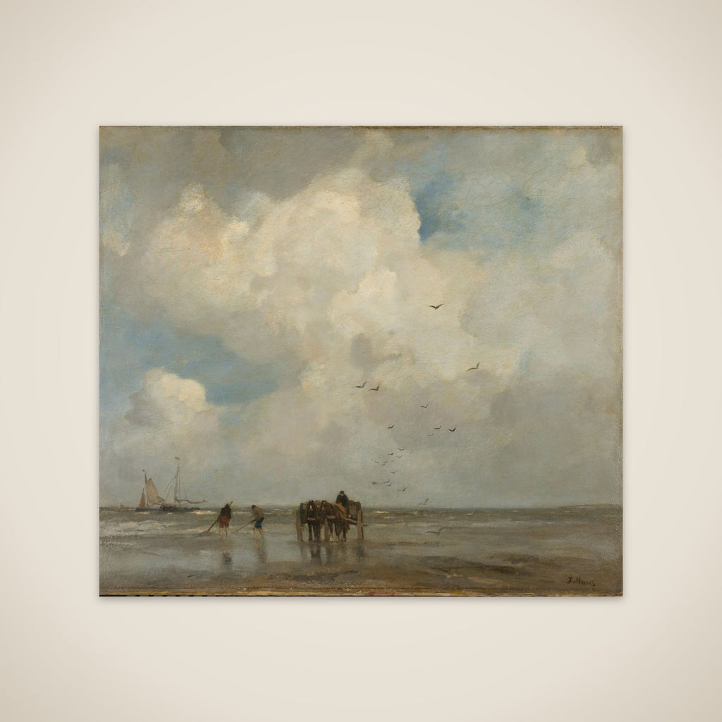 Fishing for Shells unframed print