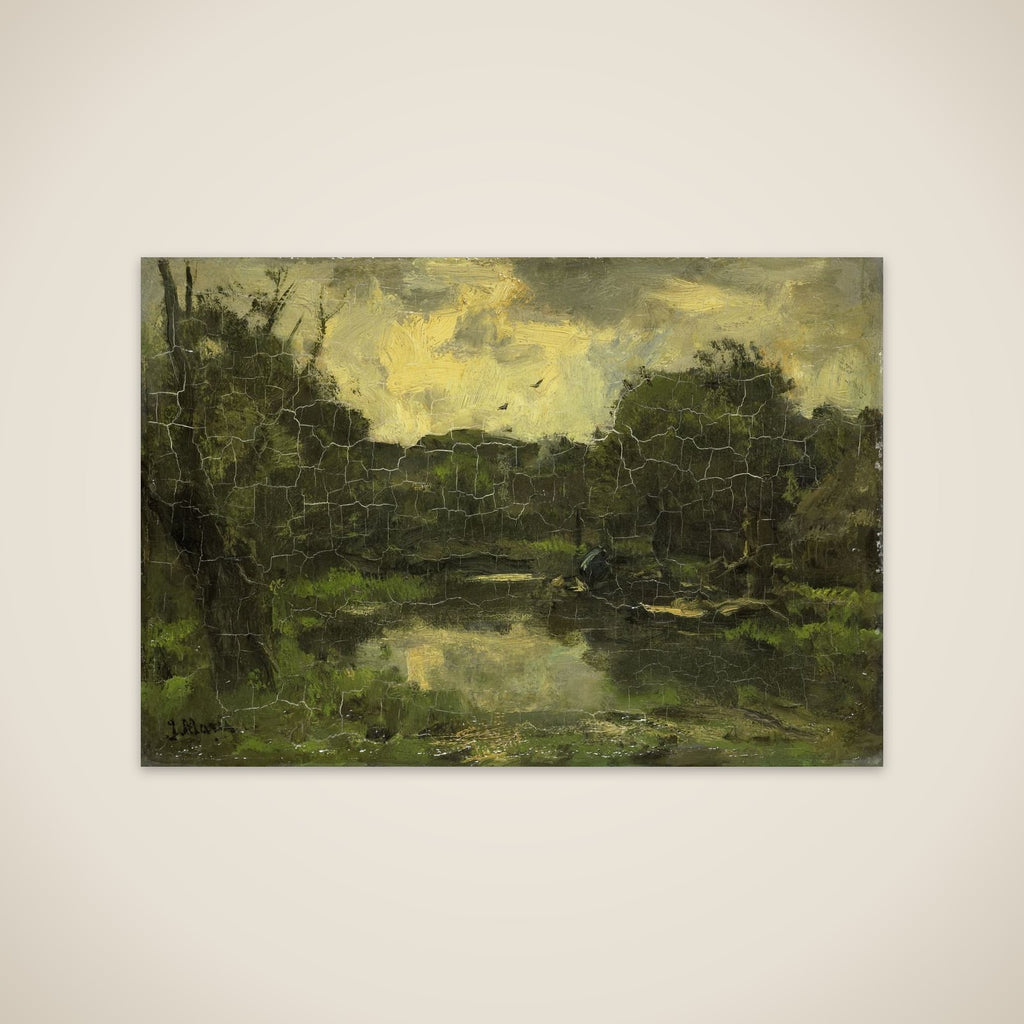 Landscape with schuit unframed print