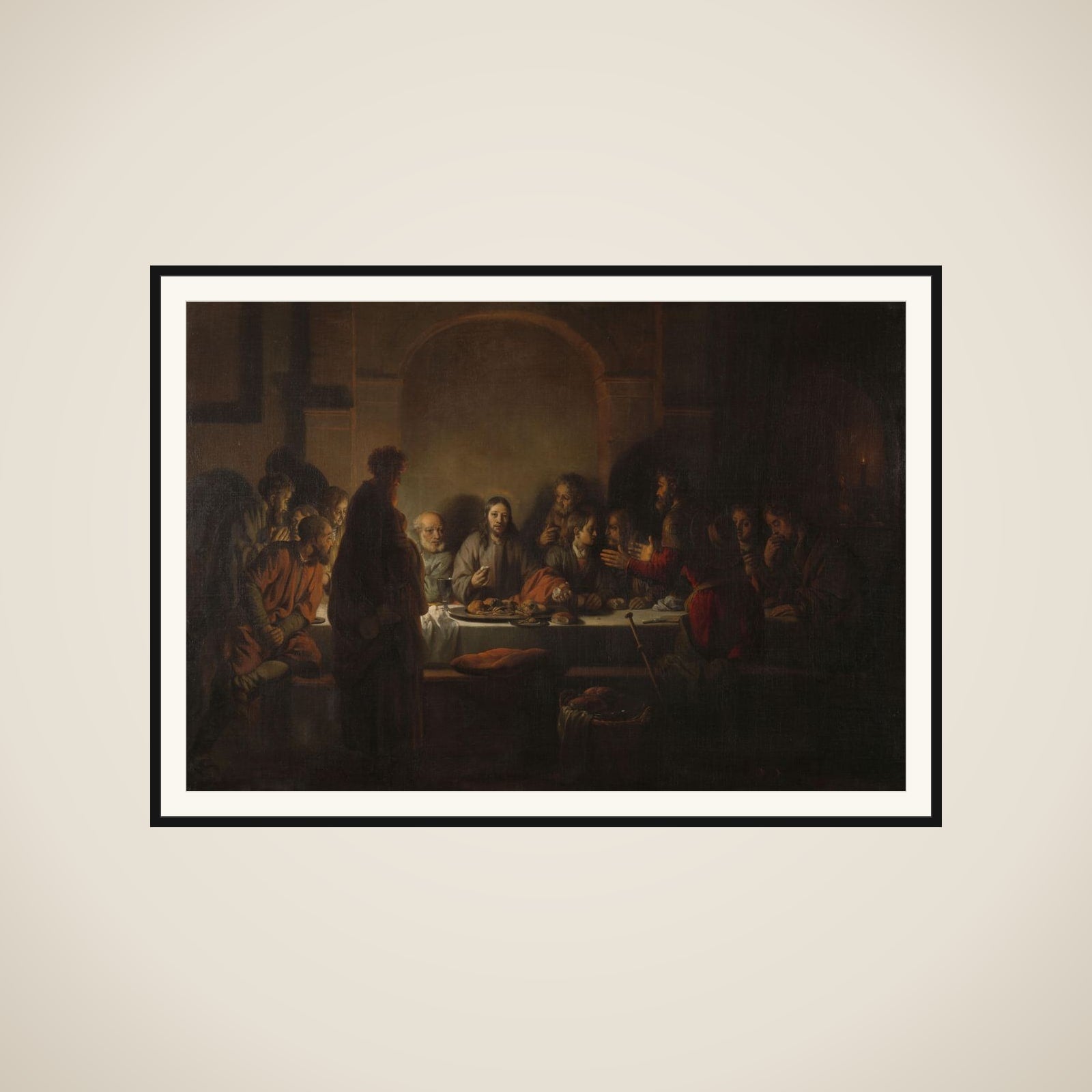 The Last Supper framed