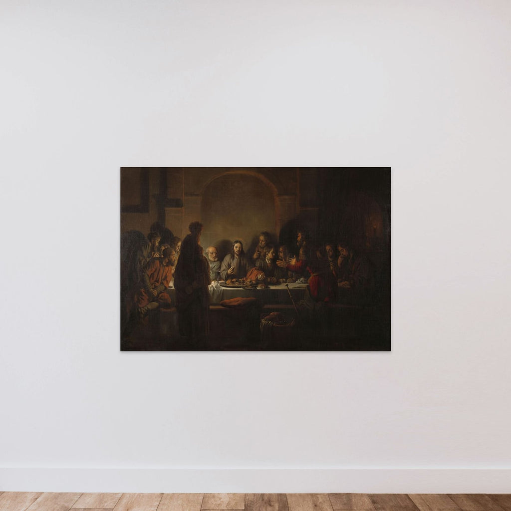The Last Supper unframed — shown to scale