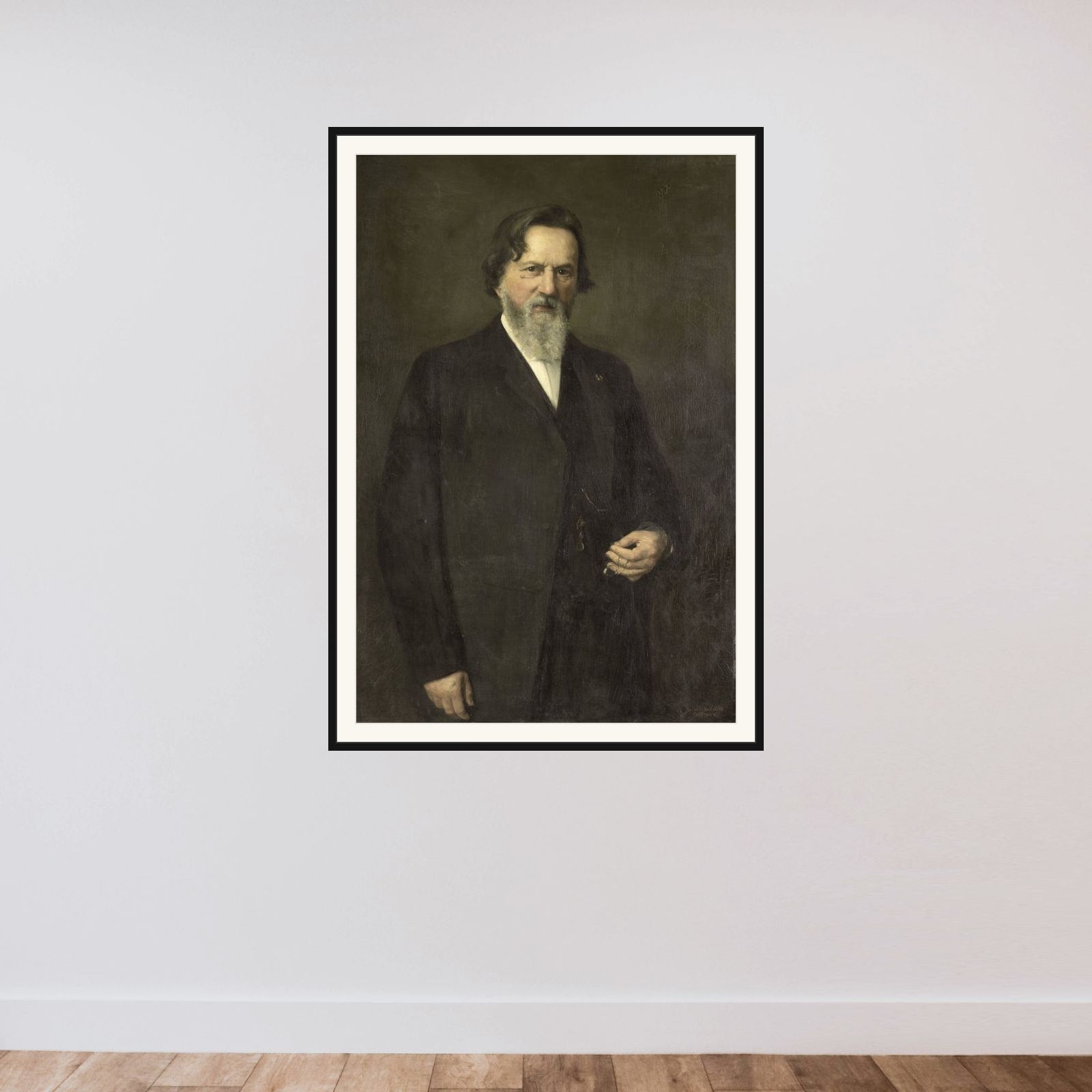 Professor Franciscus Donders (1818-1889), Physiologist and Opthalmologist framed — shown to scale
