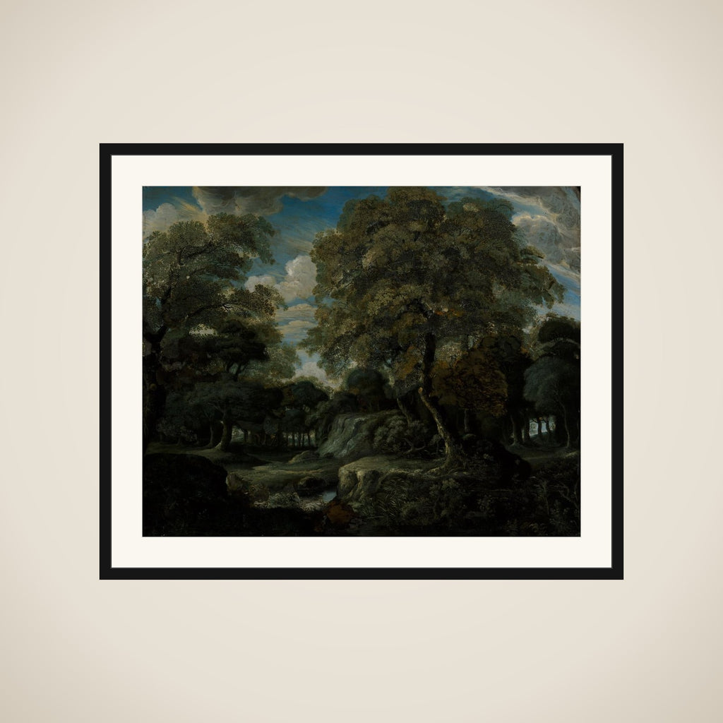 View in the Woods framed