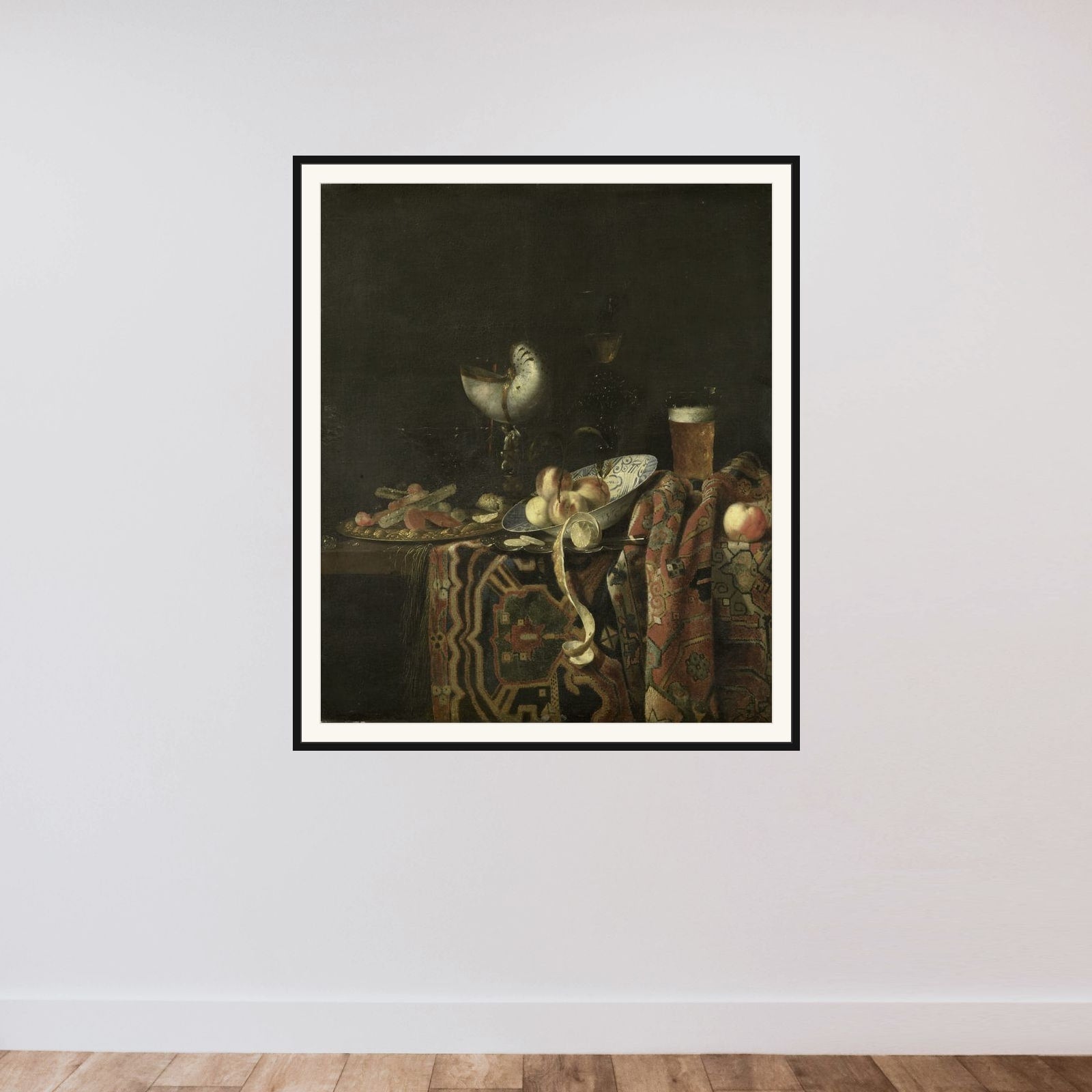 Still Life framed — shown to scale