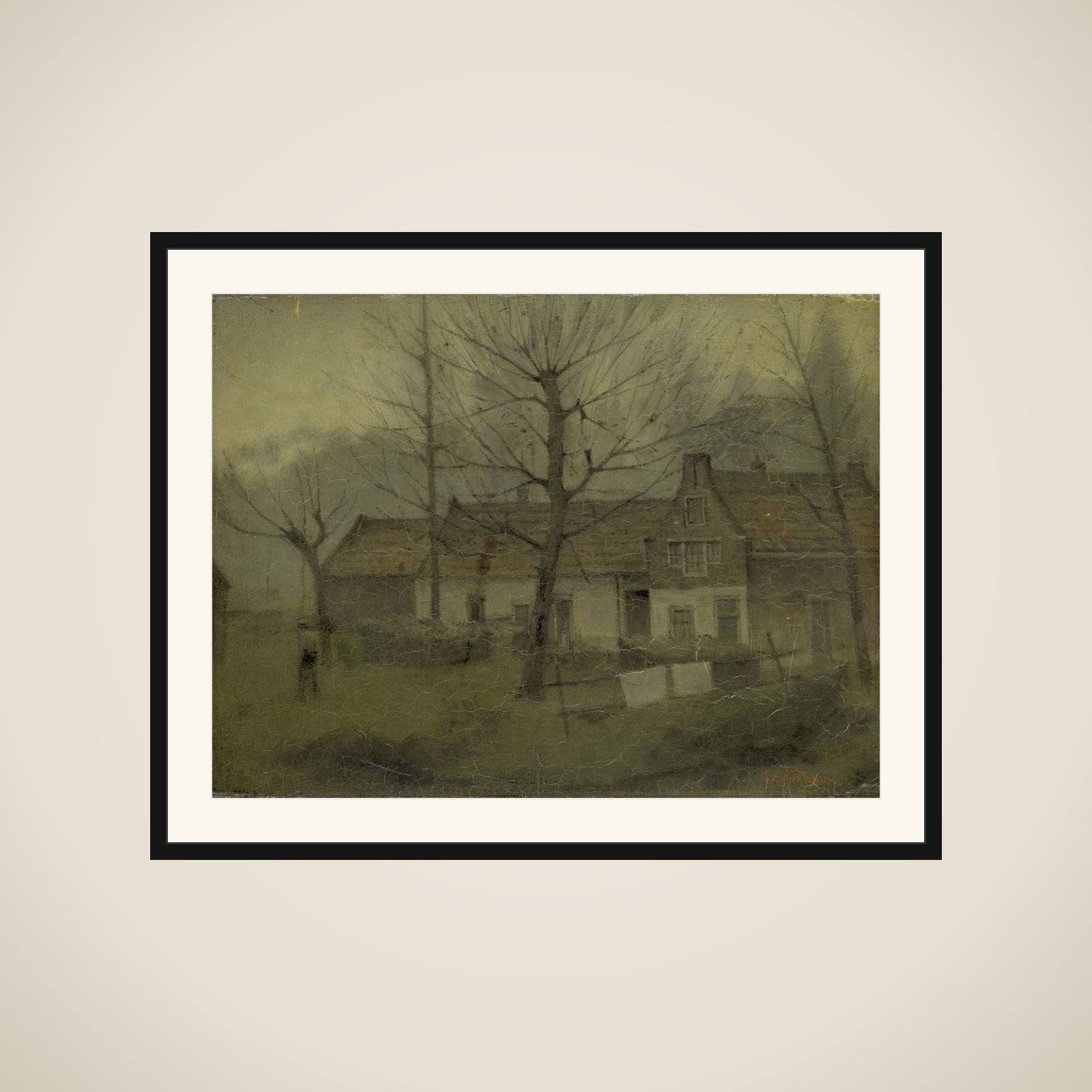 Houses in a Village framed