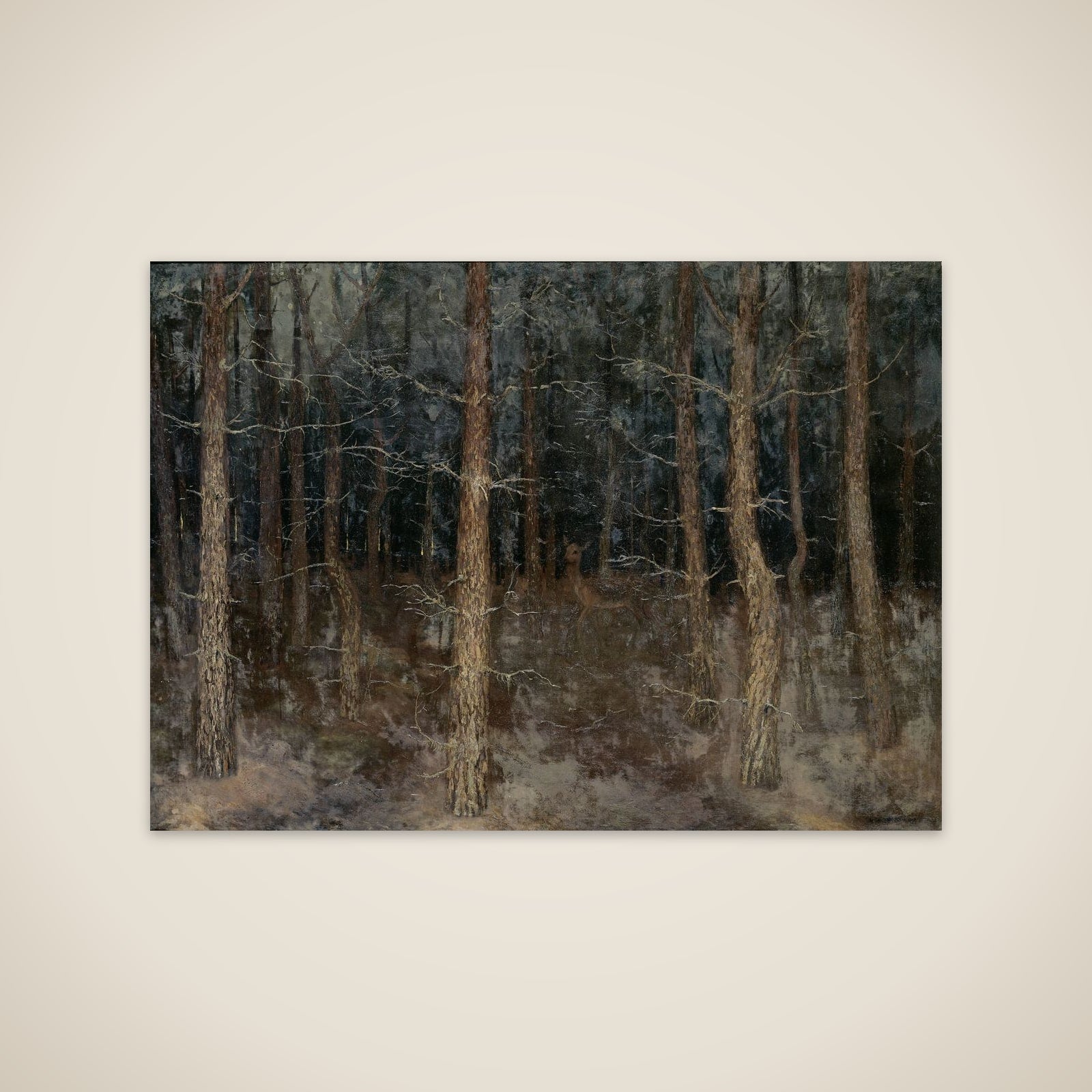 'Mystieke paden': bosgezicht unframed print