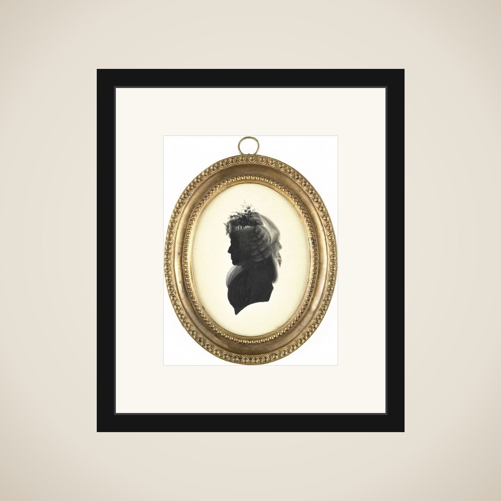 Portrait of een vrouw framed