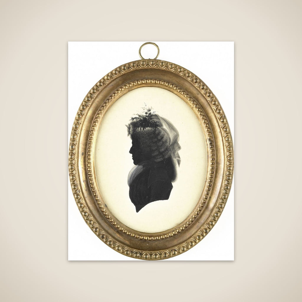 Portrait of een vrouw unframed print
