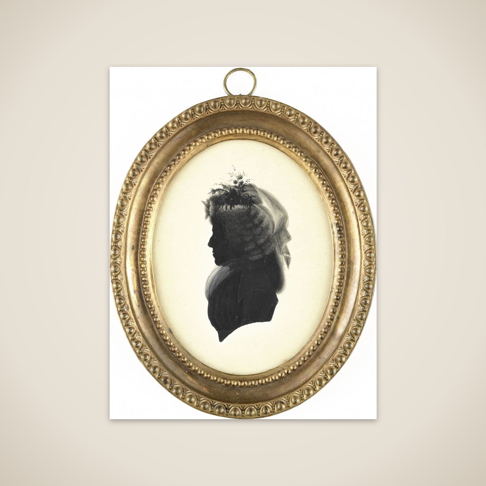 Portrait of een vrouw unframed print