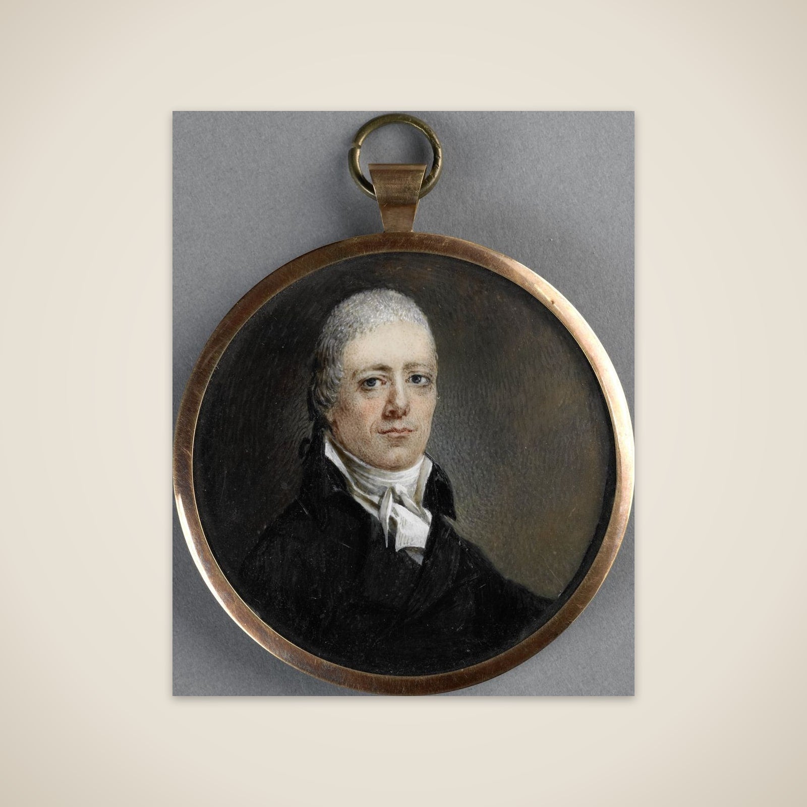 Portrait of een man unframed print