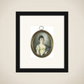 Portrait of een vrouw framed