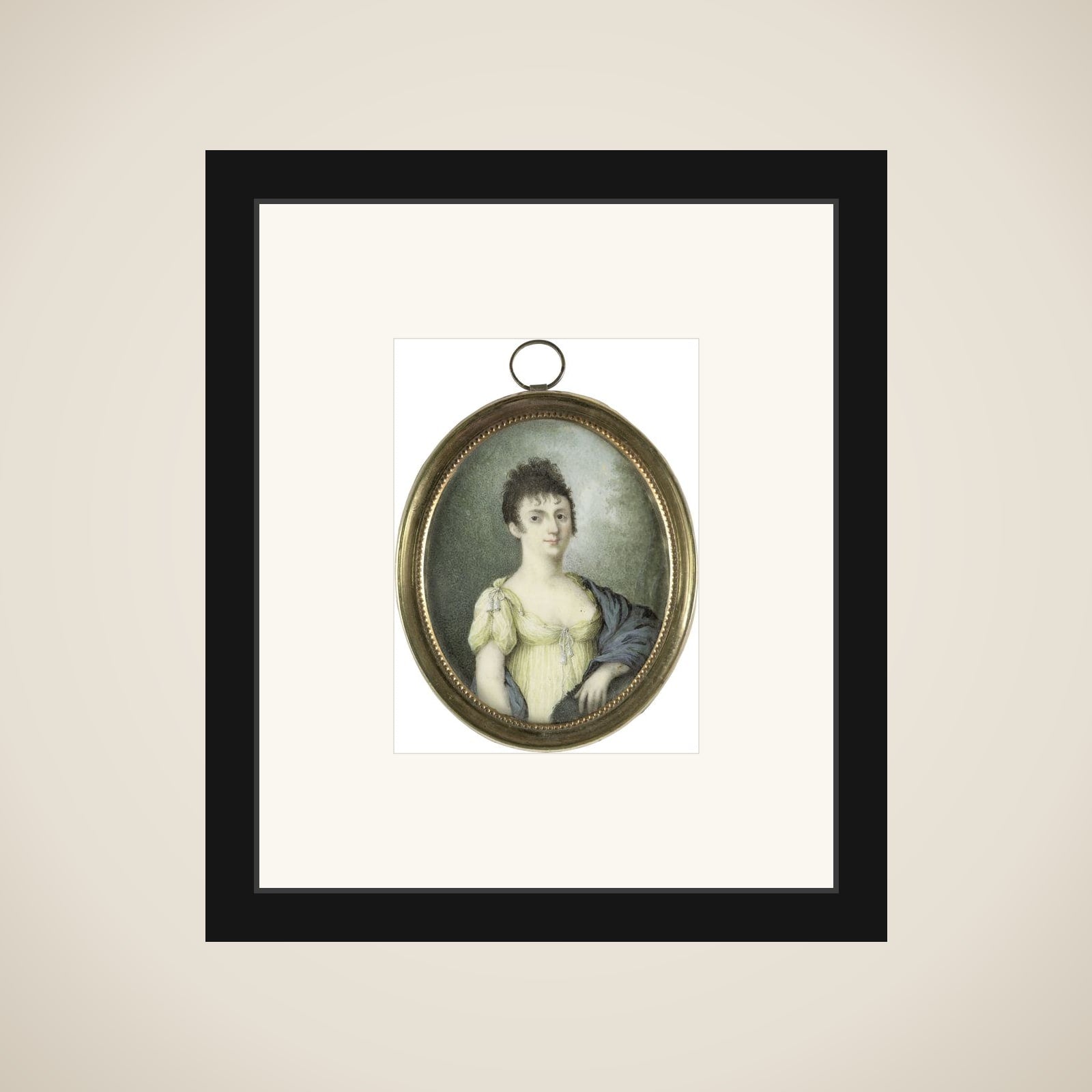 Portrait of een vrouw framed