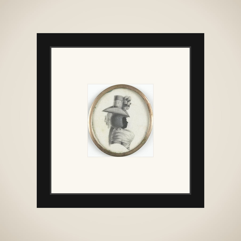 Portrait of een vrouw framed