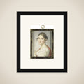 Portrait of een vrouw framed