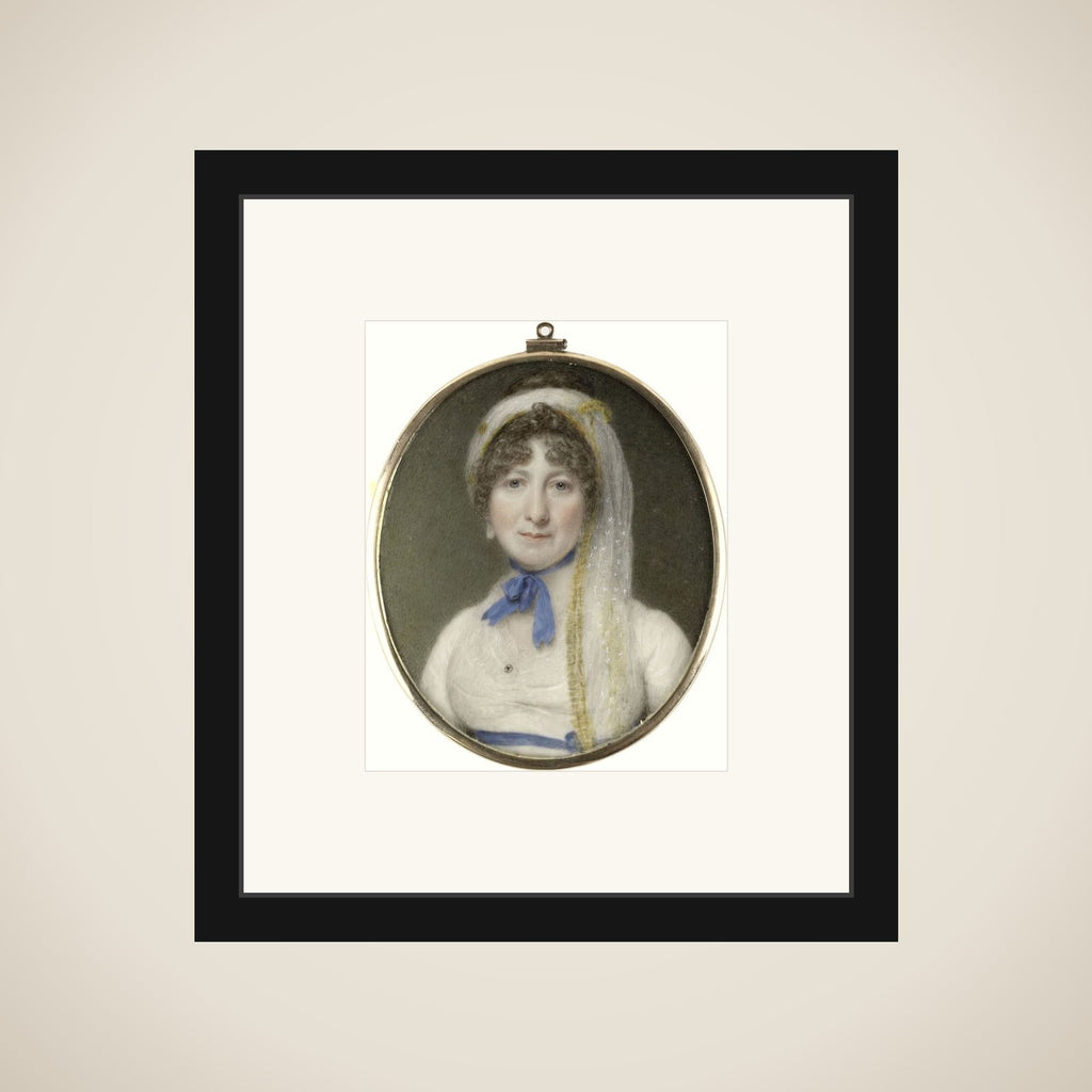 Portrait of een vrouw framed