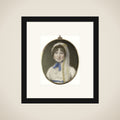 Portrait of een vrouw framed