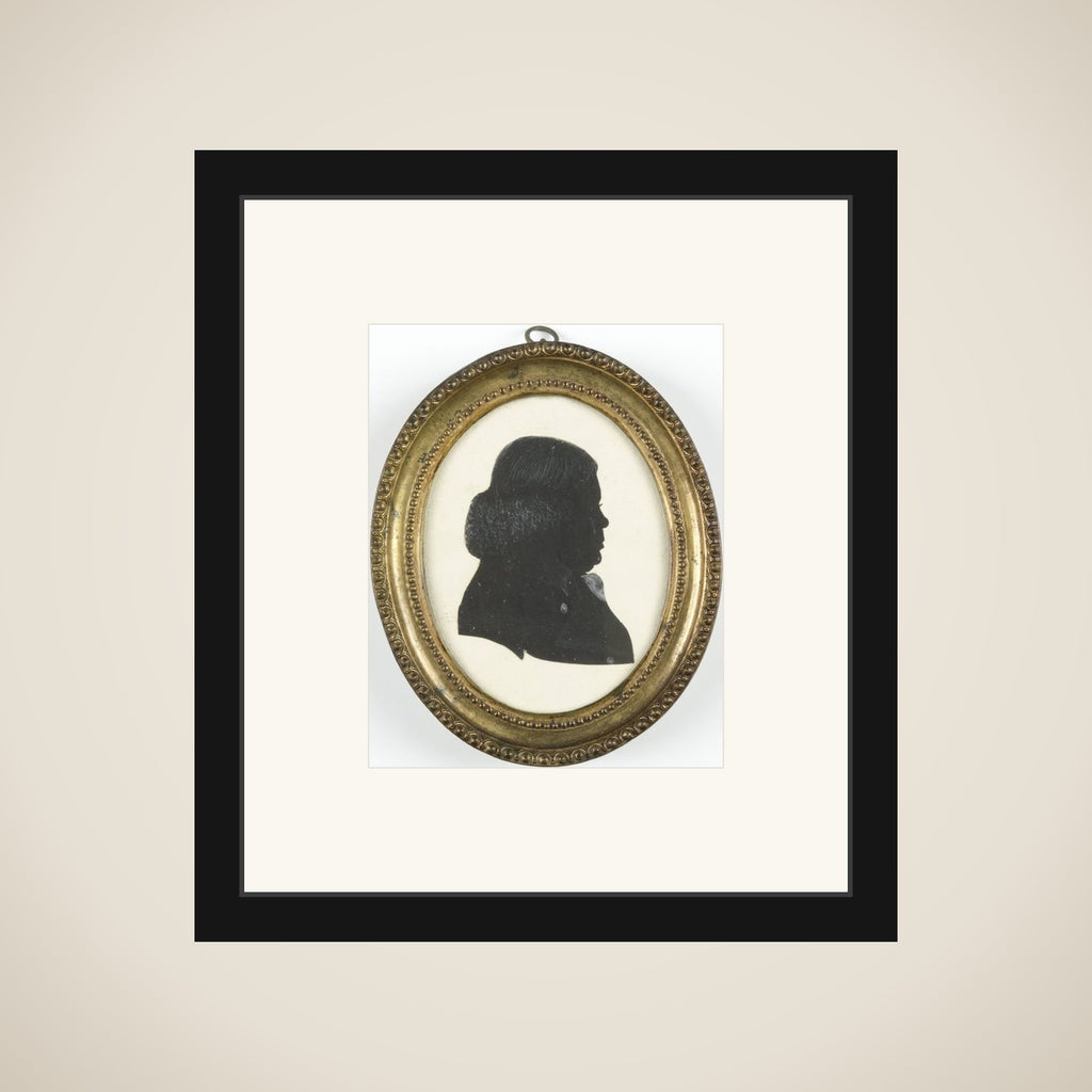 Portrait of een man framed