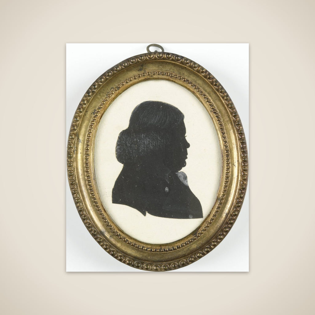 Portrait of een man unframed print