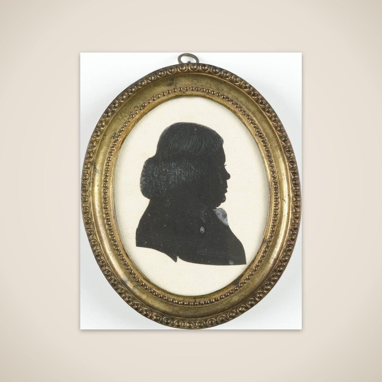 Portrait of een man unframed print