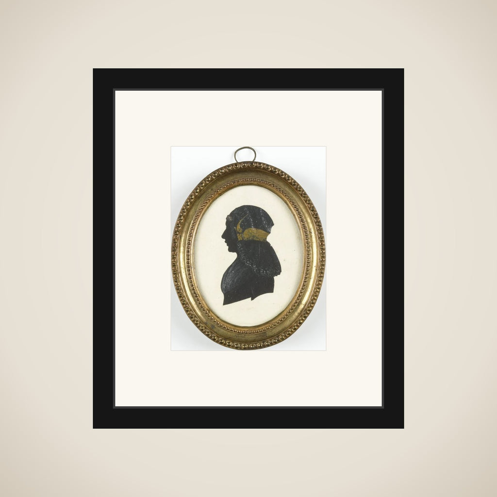Portrait of een vrouw framed