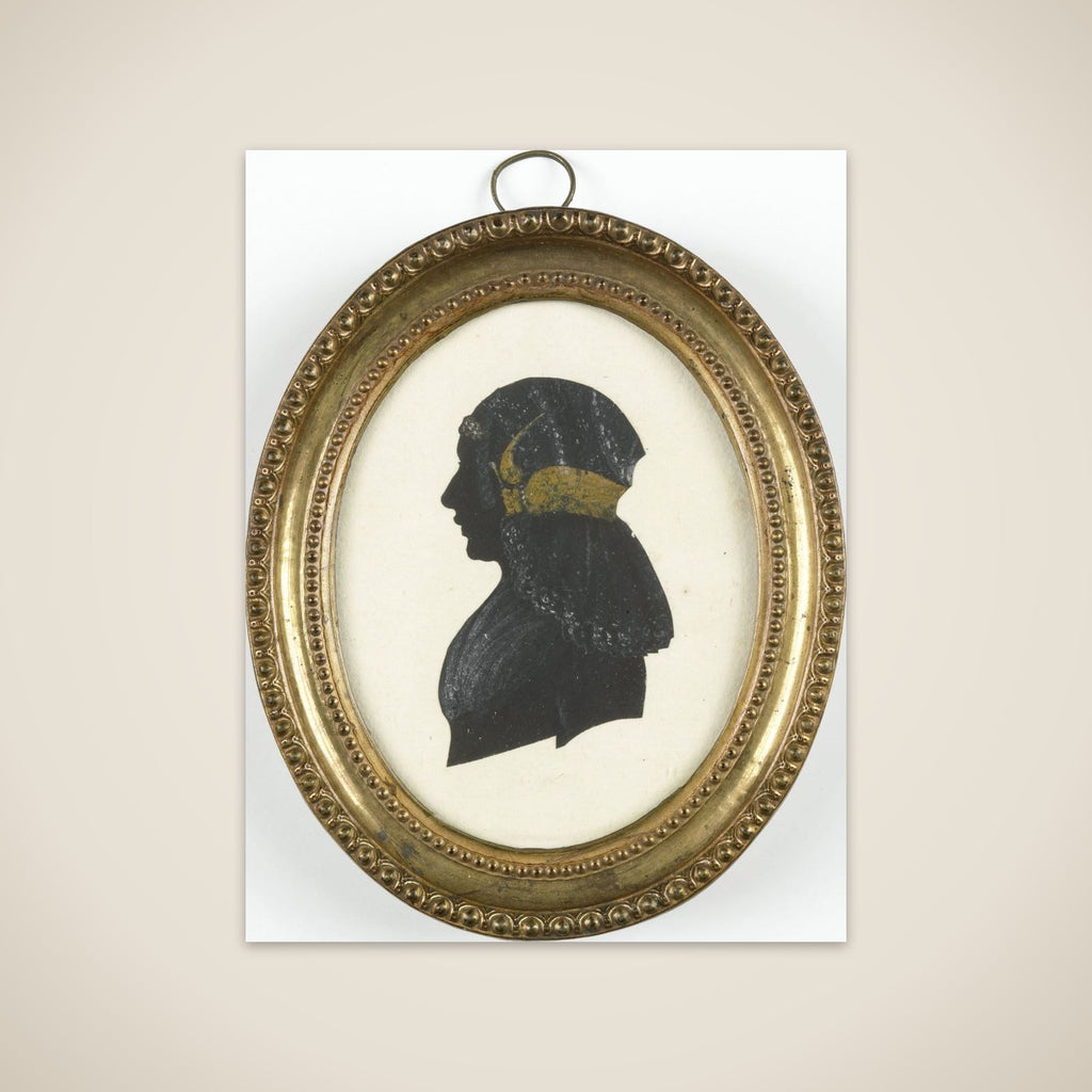 Portrait of een vrouw unframed print