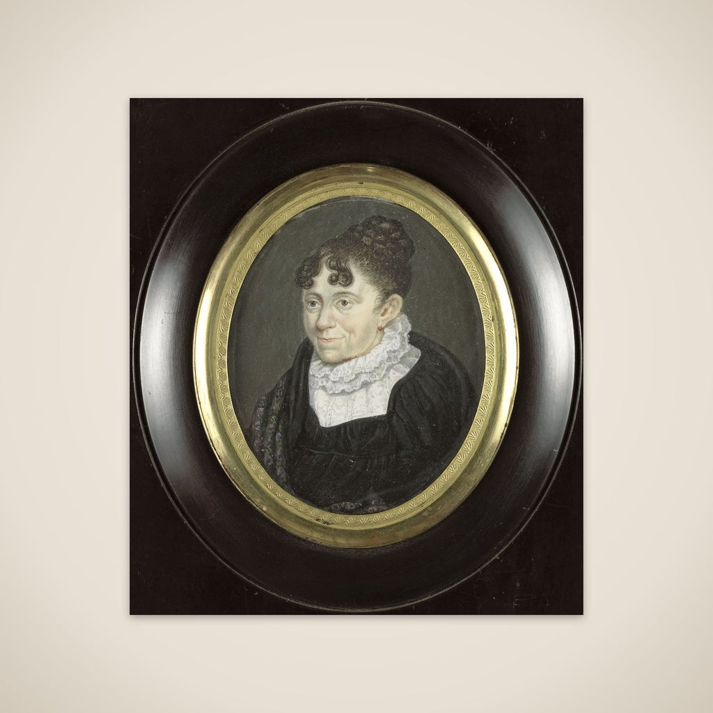 Portrait of een oude dame unframed print