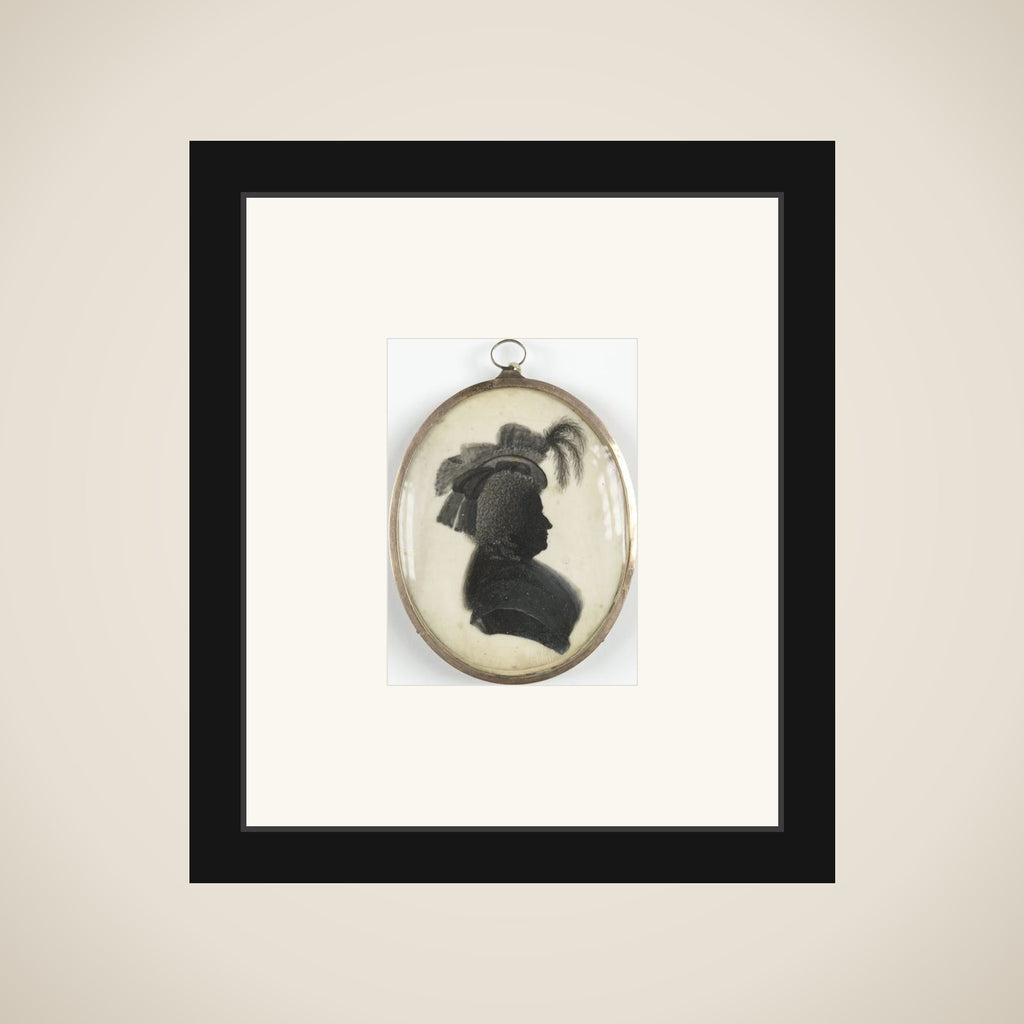 Portrait of een vrouw framed