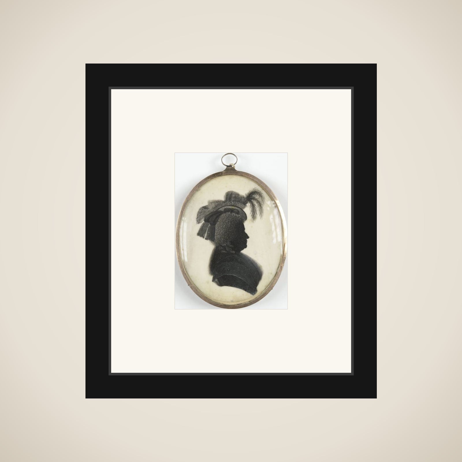 Portrait of een vrouw framed