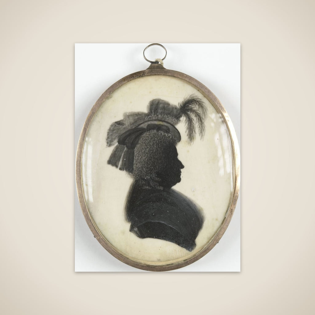 Portrait of een vrouw unframed print