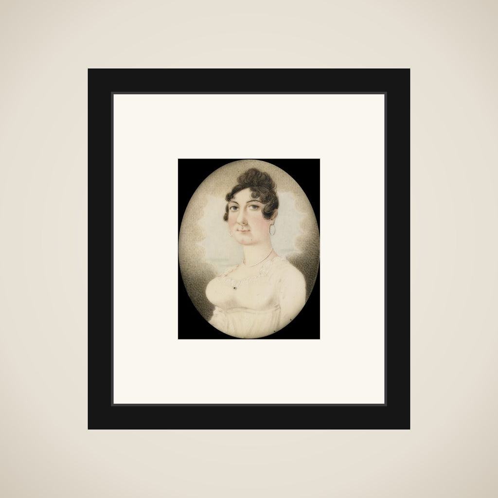 Portrait of een vrouw framed