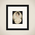 Portrait of een vrouw framed