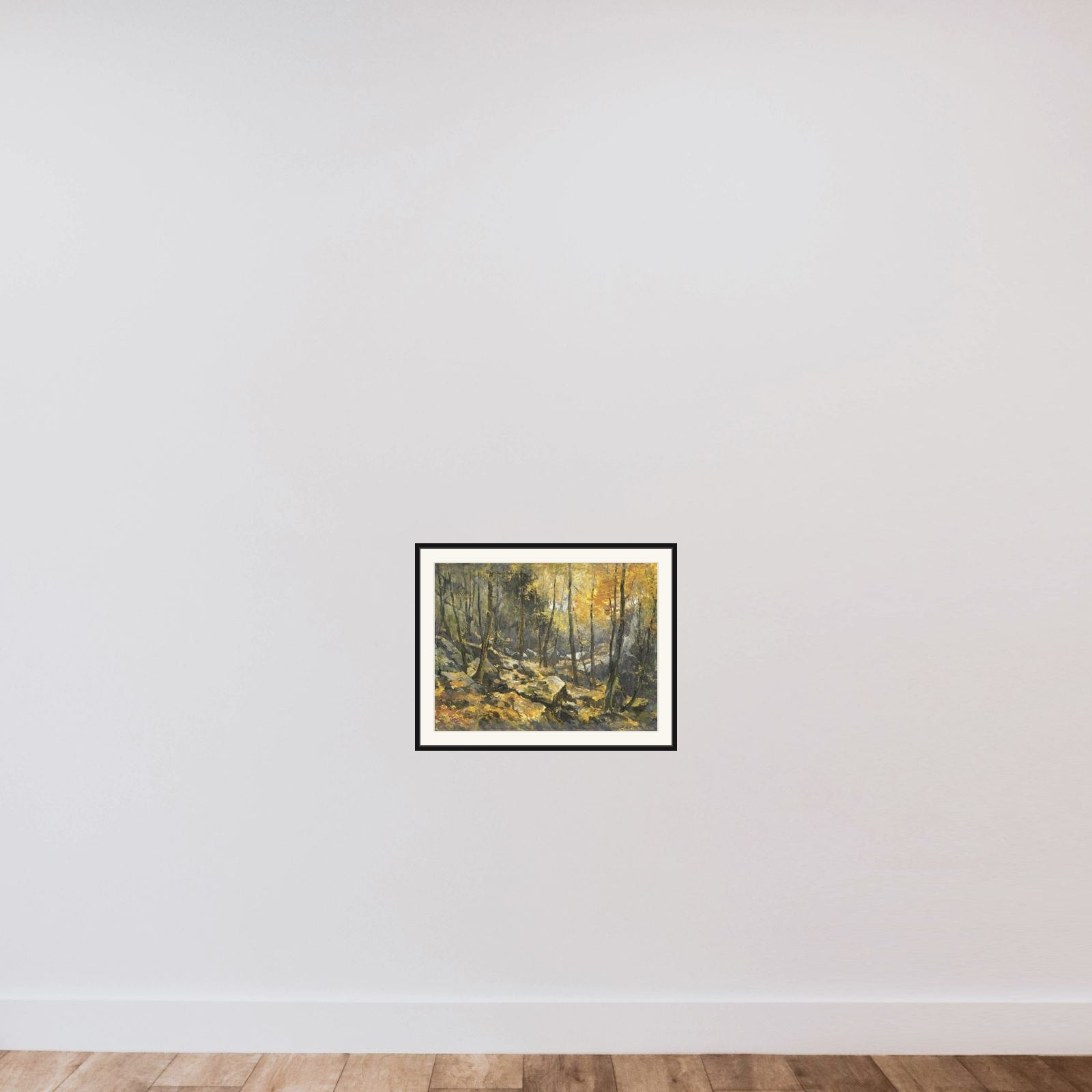 'Felsenmeer' framed — shown to scale
