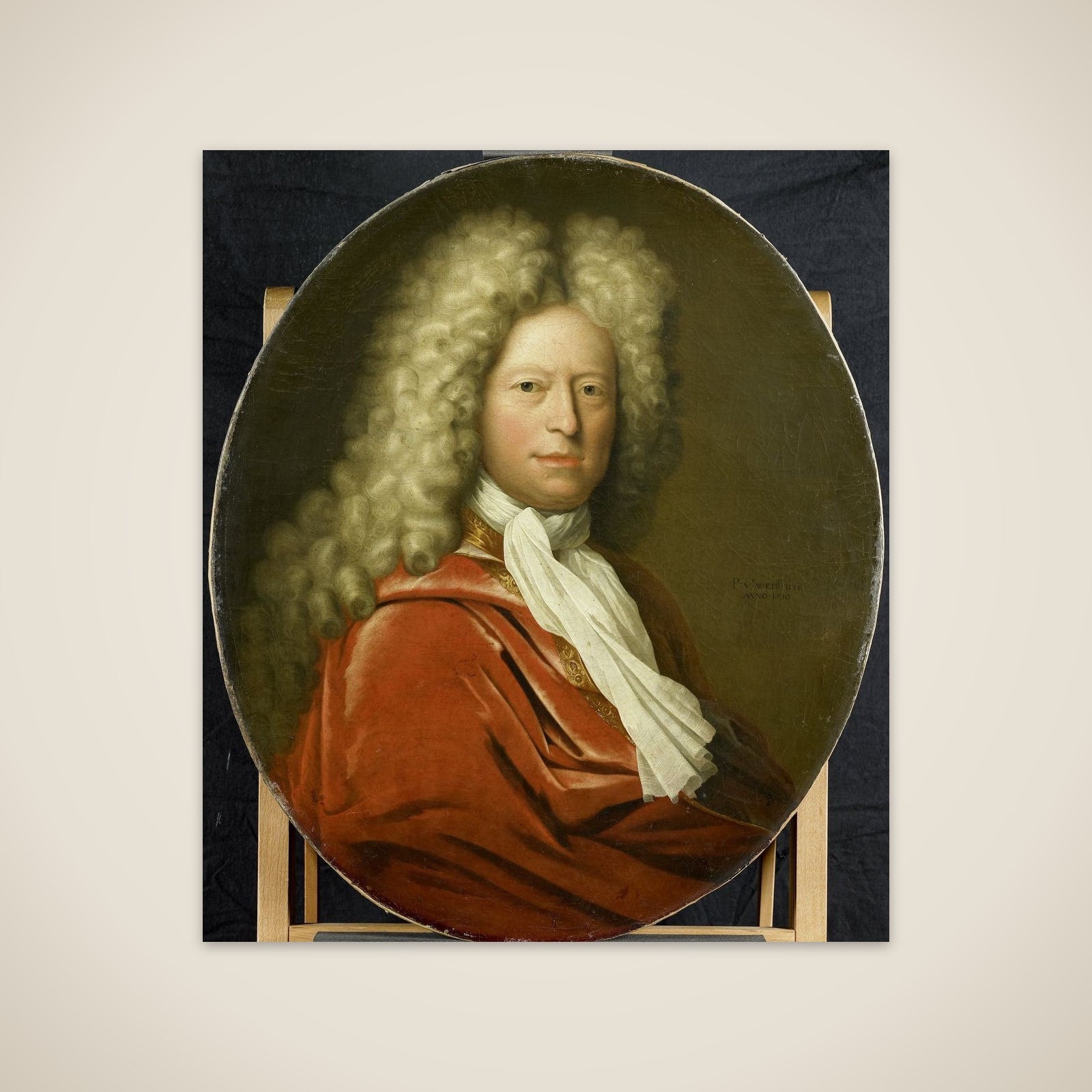 Portrait of Mr. Brustis unframed print