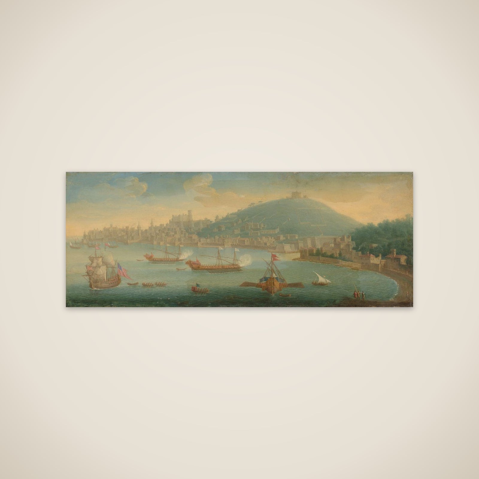 View of Napels unframed print