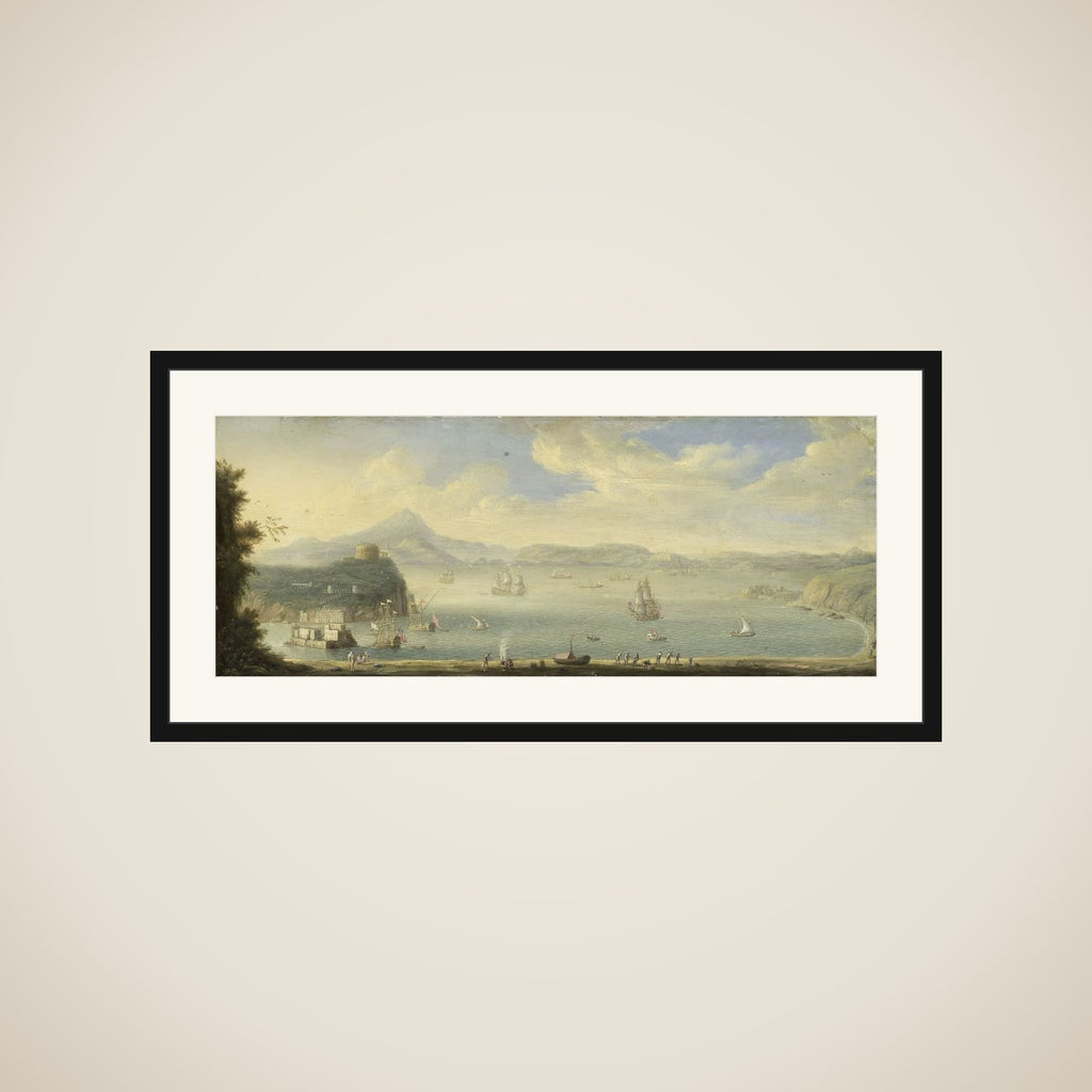 View of the Gulf of Naples framed