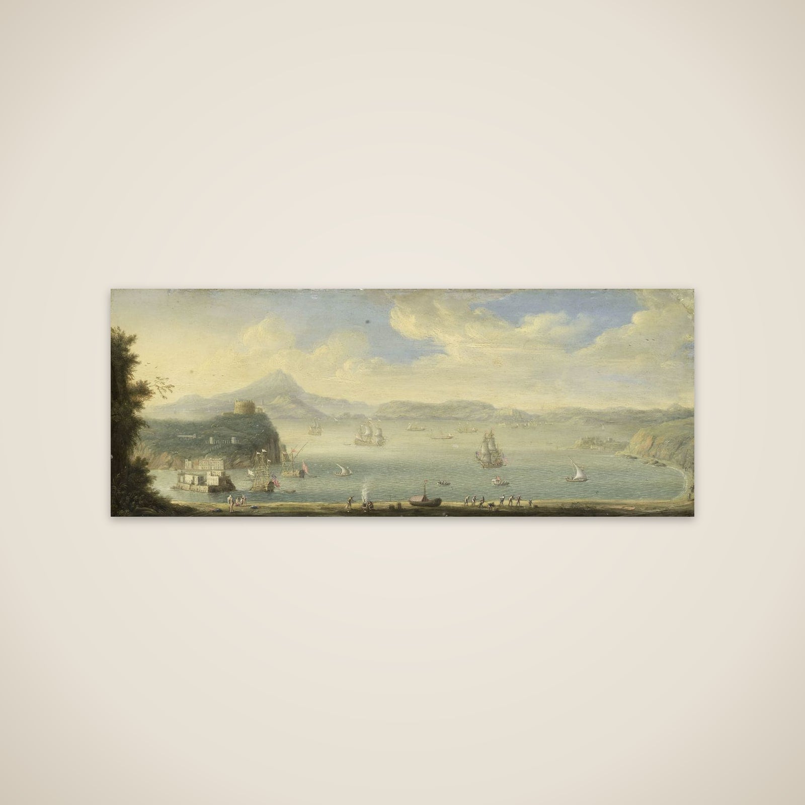 View of the Gulf of Naples unframed print