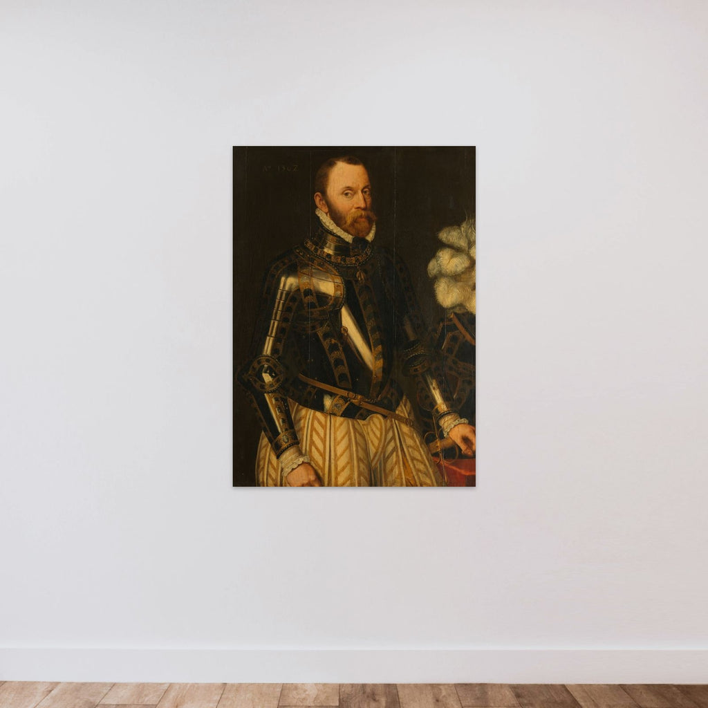 Portrait of Philippe de Montmorency, Count of Horne, Admiral of the Netherlands, Member of the Council of State unframed — shown to scale