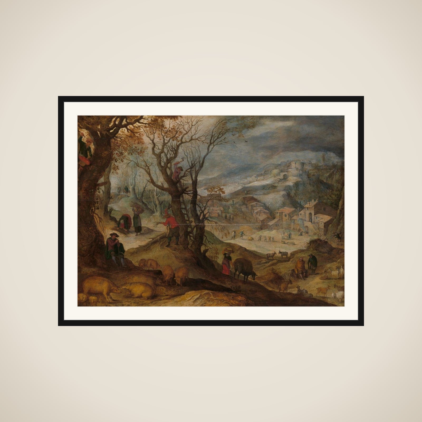 Winter Landscape framed
