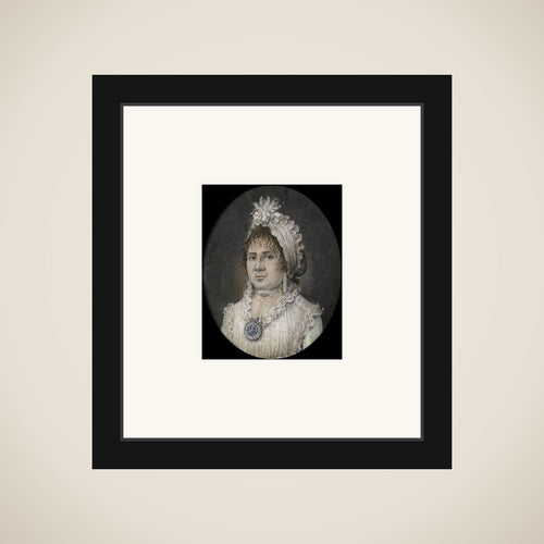 Catharina Theresia Weber (1760/61-1847). Echtgenote van Joannes Titsingh, Amsterdam framed