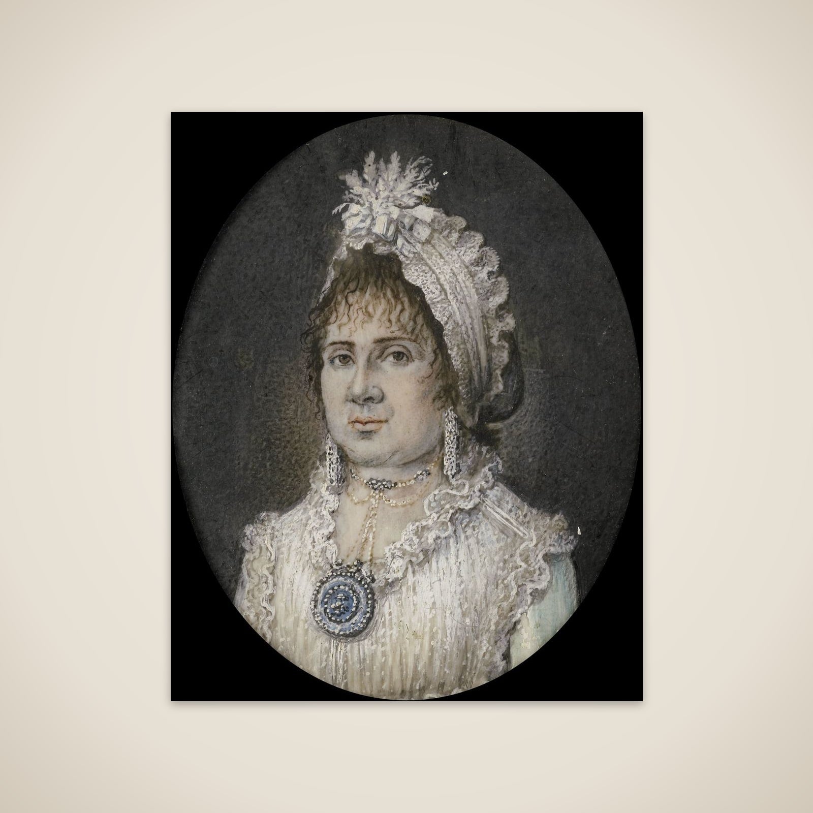 Catharina Theresia Weber (1760/61-1847). Echtgenote van Joannes Titsingh, Amsterdam unframed print