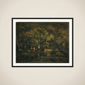 The Forest of Fontainebleau framed