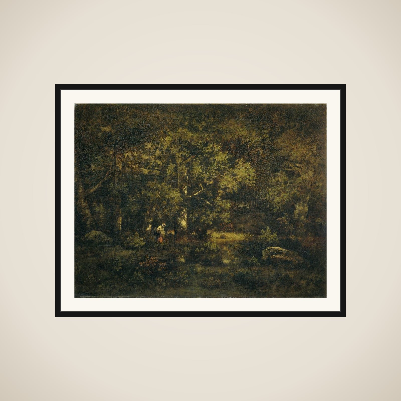 The Forest of Fontainebleau framed